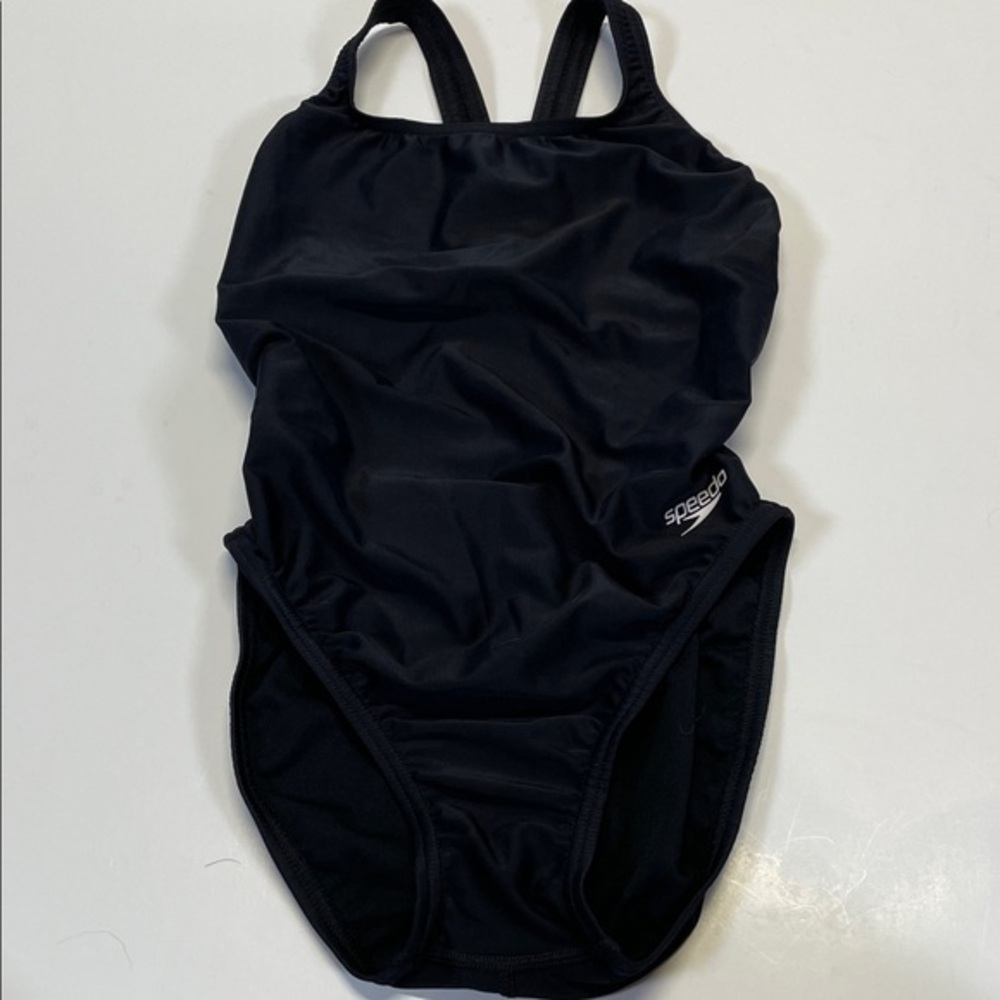 Speedo Pro LT Women Black One Piece Swimsuit Size 6/32